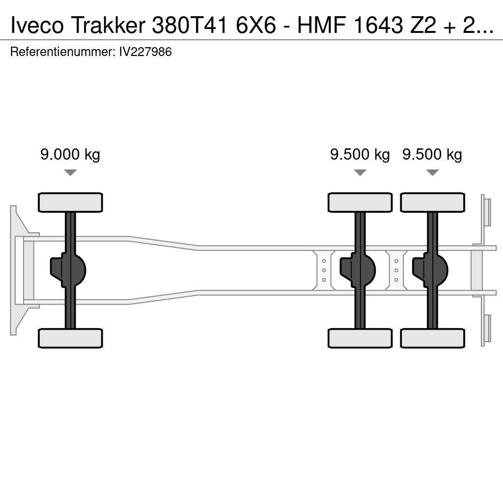 Iveco Trakker 380T41 6X6 - HMF 1643 Z2 + 2-WAY TIPPER Wywrotki
