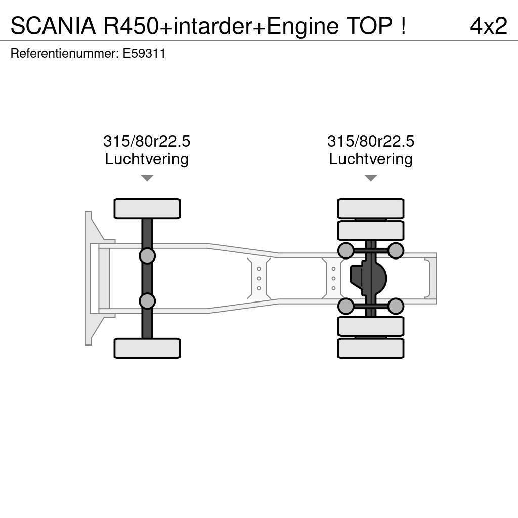 Scania R450+intarder+Engine TOP ! Ciągniki siodłowe