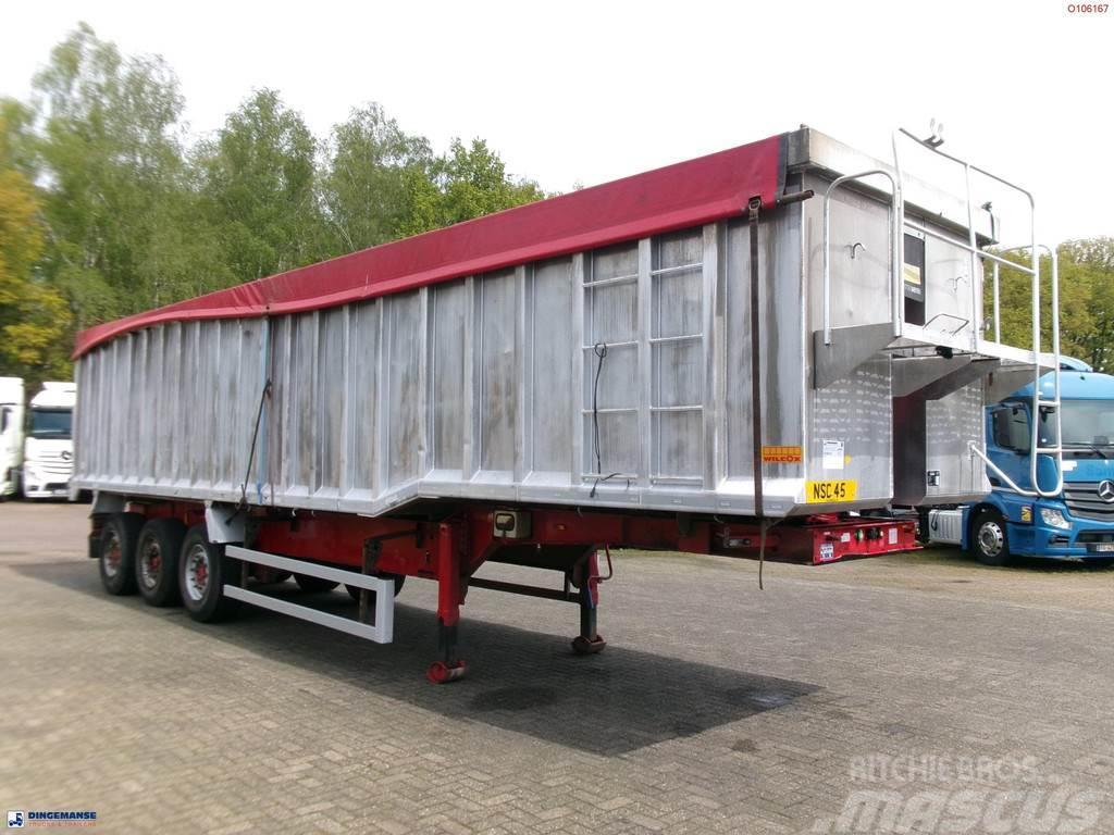 Montracon Tipper trailer alu 55 m3 + tarpaulin Naczepy wywrotki / wanny