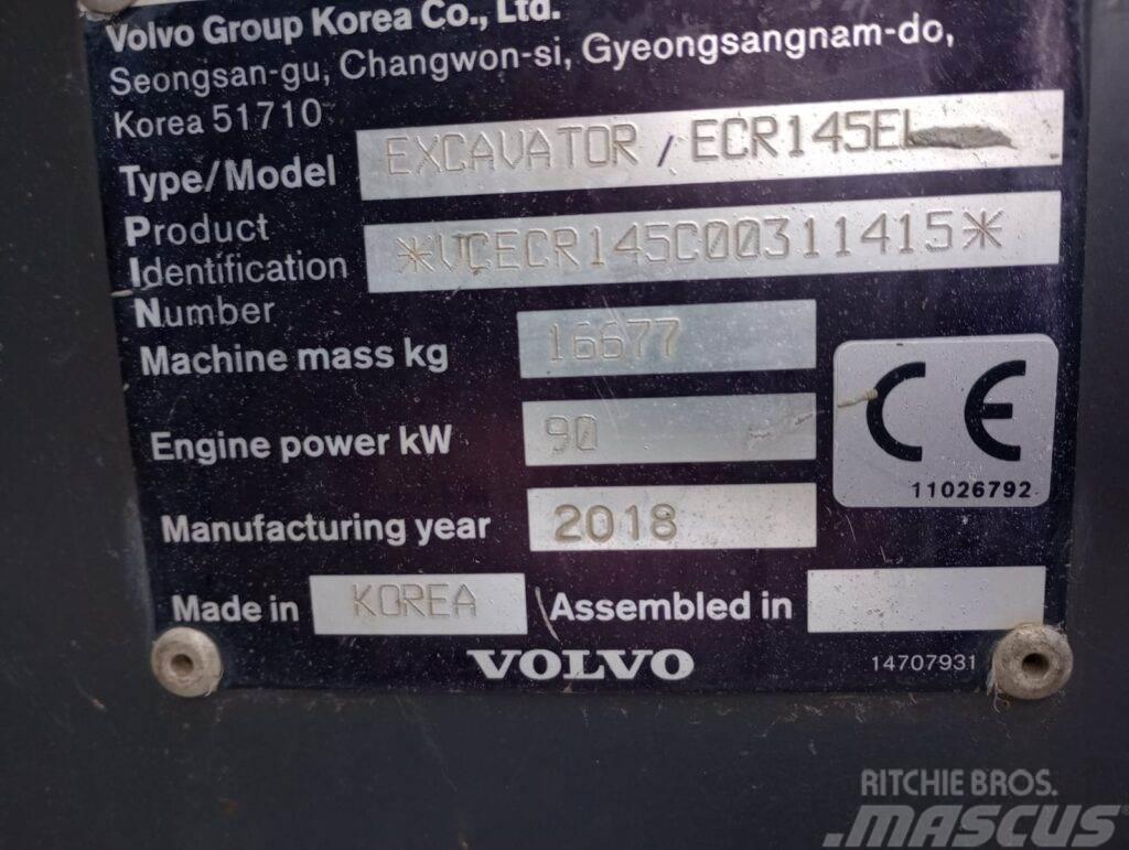 Volvo ECR145EL Koparki gąsienicowe