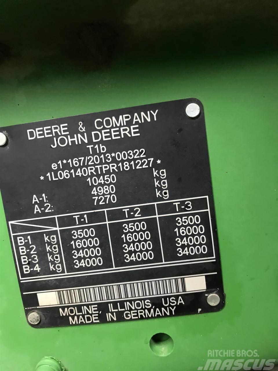 John Deere 6R 140 Ciągniki rolnicze