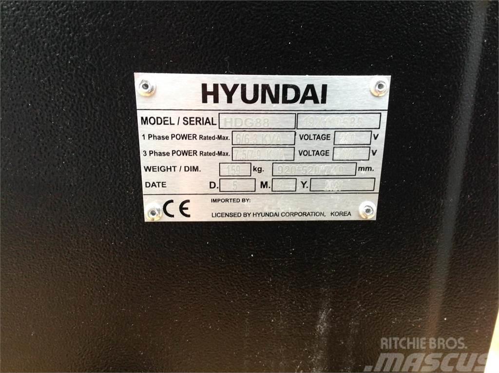 Hyundai Aggregaat HDG 88 Agregaty prądotwórcze benzynowe