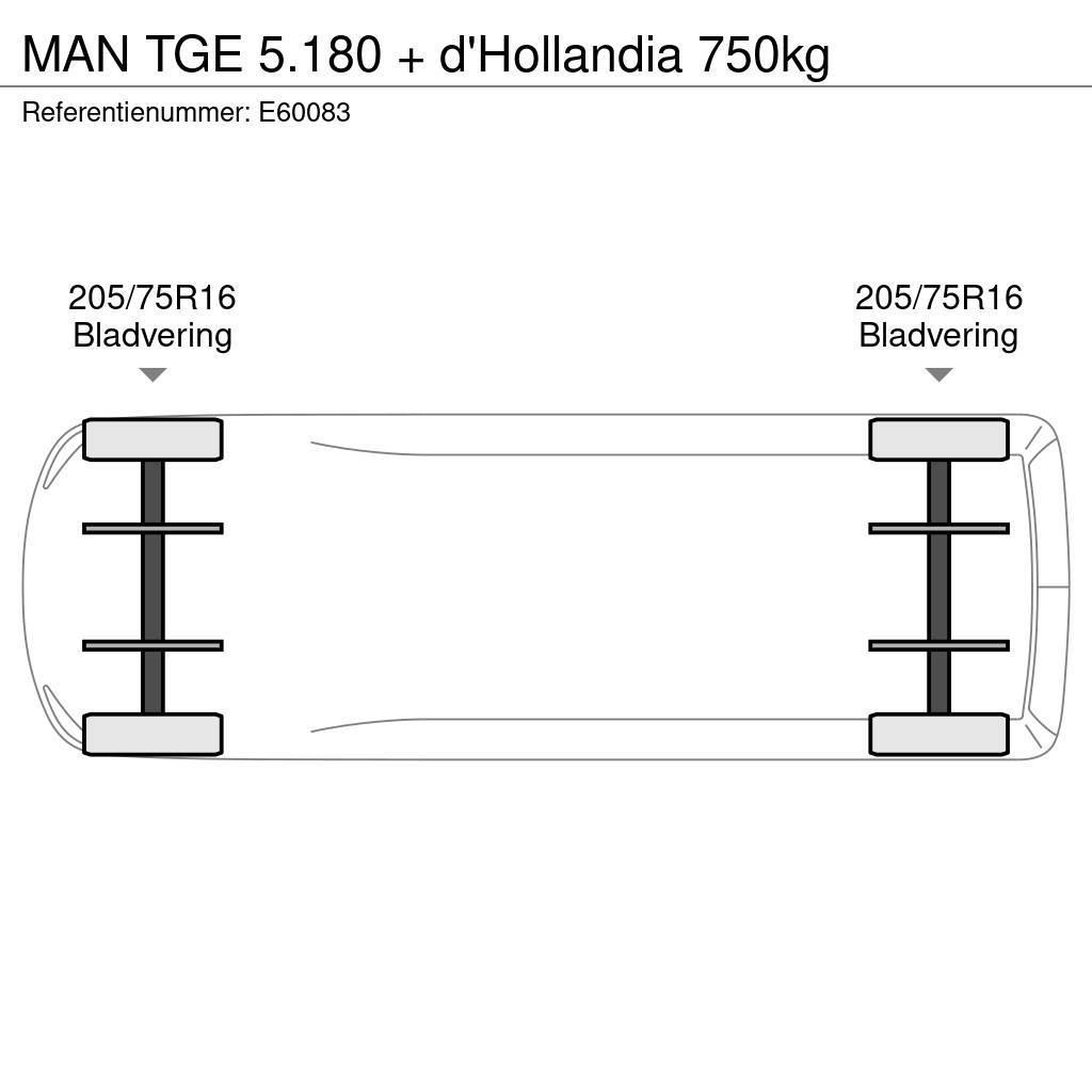 MAN TGE 5.180 + d'Hollandia 750kg Inne