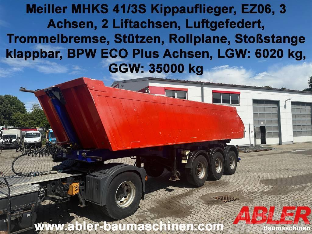 Meiller MHKS 41/3S 3-Achser BPW ECO PLUS 2 Liftachsen Naczepy do transportu ładunków nietypowych
