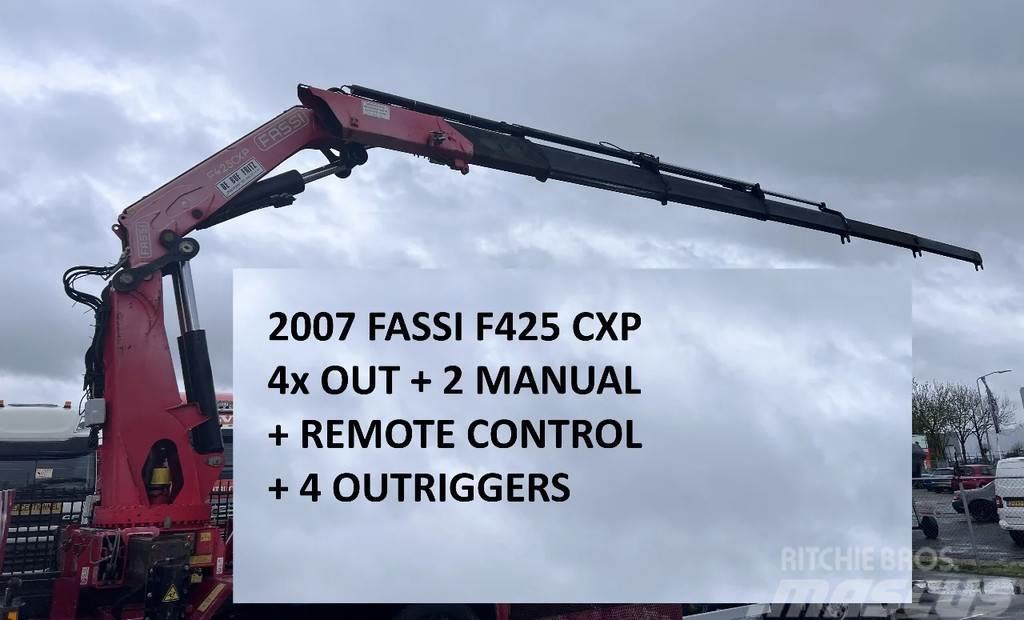 Fassi F425CXP F425CXP + REMOTE + 4 OUTRIGGERS - 4x OUT + Żurawie