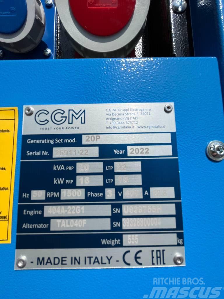 CGM 20P - Perkins 22 KVA generator Agregaty prądotwórcze Diesla
