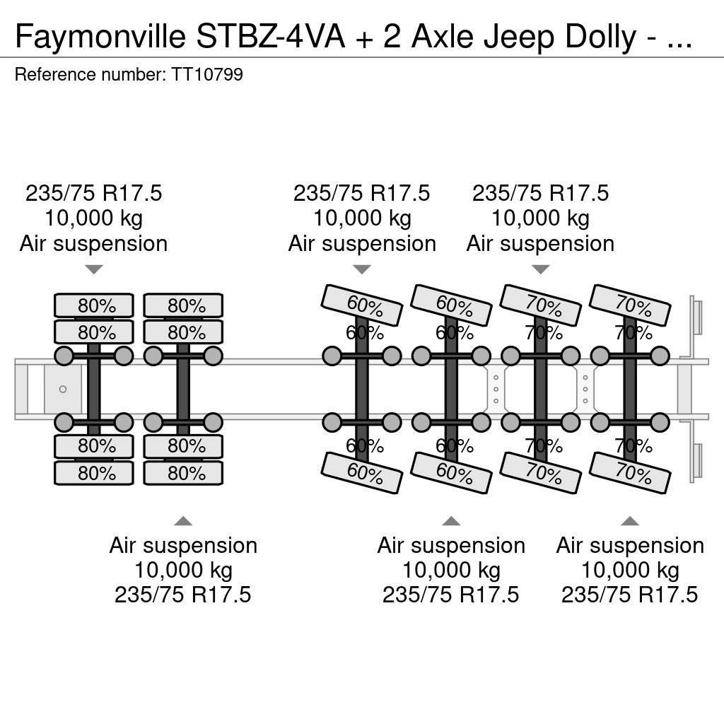 Faymonville STBZ-4VA + 2 Axle Jeep Dolly - 100 Ton GCW 5.0 Mtr Naczepy niskopodłogowe