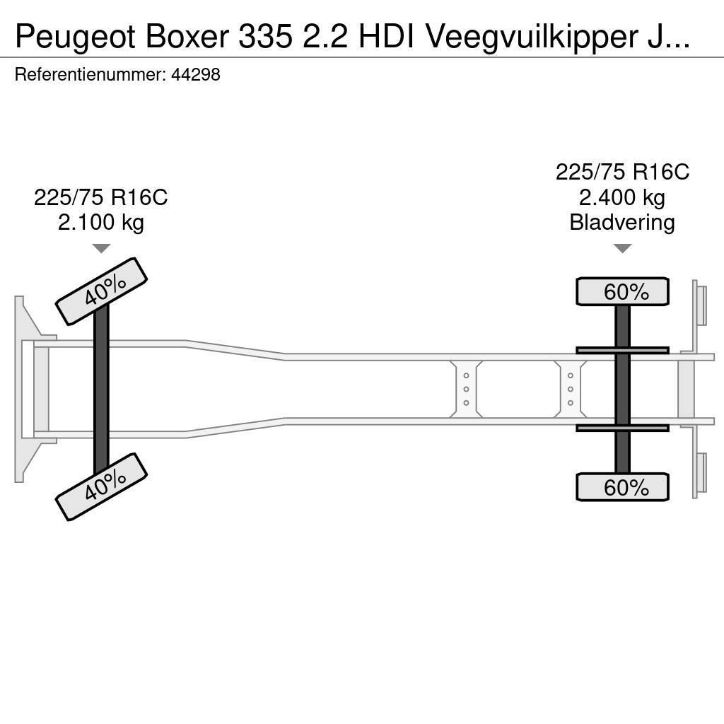 Peugeot Boxer 335 2.2 HDI Veegvuilkipper Just 156.275 km! Ciężarówki typu Platforma / Skrzynia