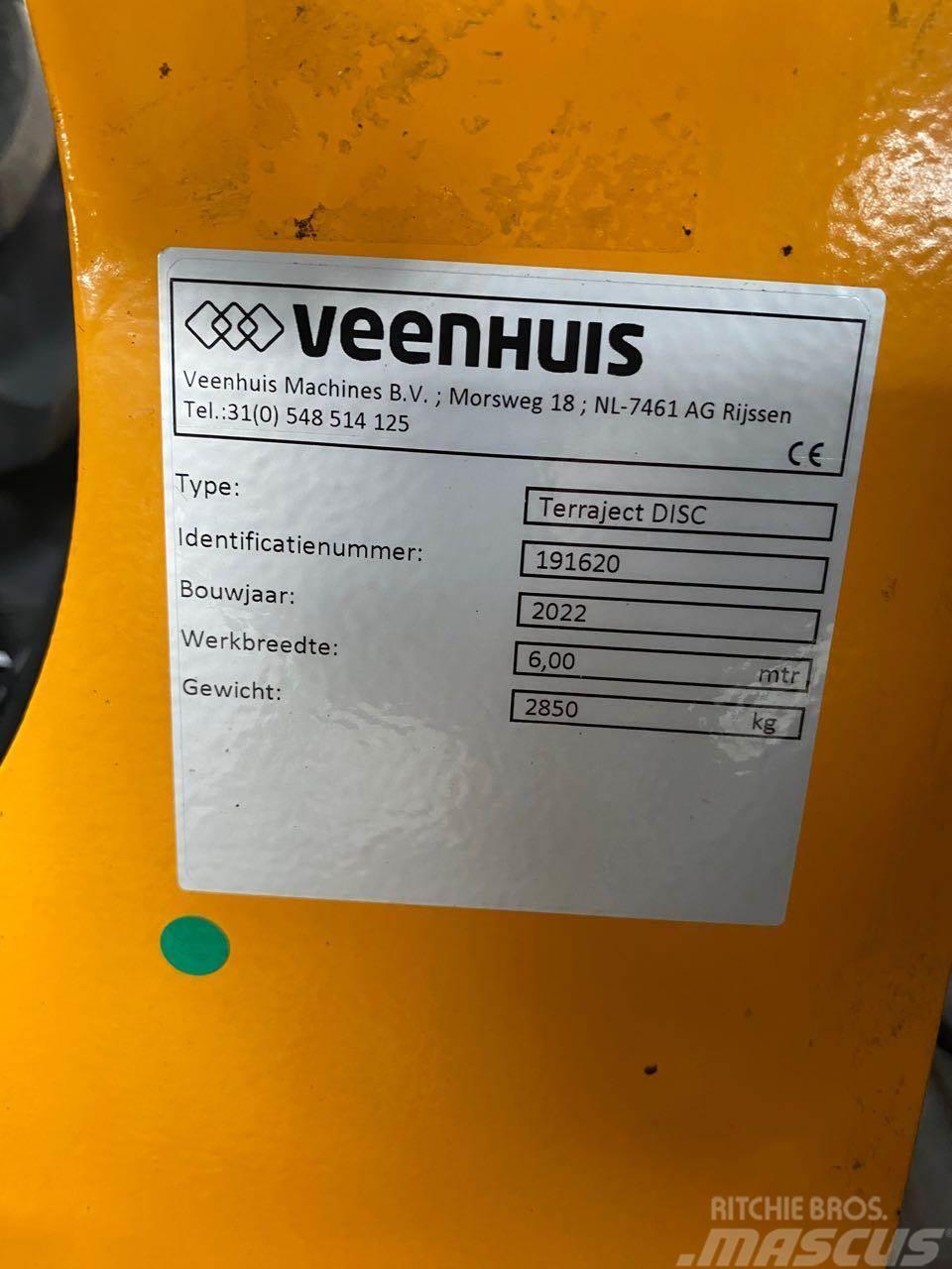 Veenhuis Terraject Disc 6.00 Inne maszyny do nawożenia