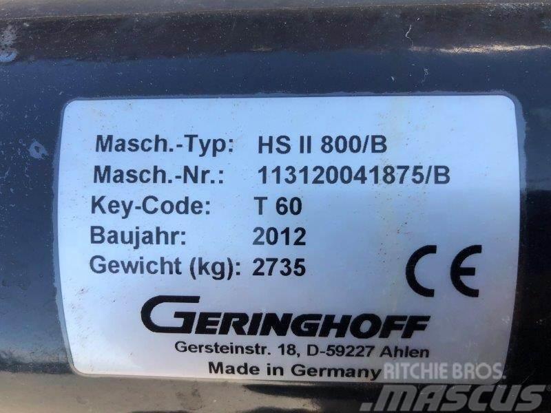 Geringhoff HS II 800 B Akcesoria do kombajnów zbożowych