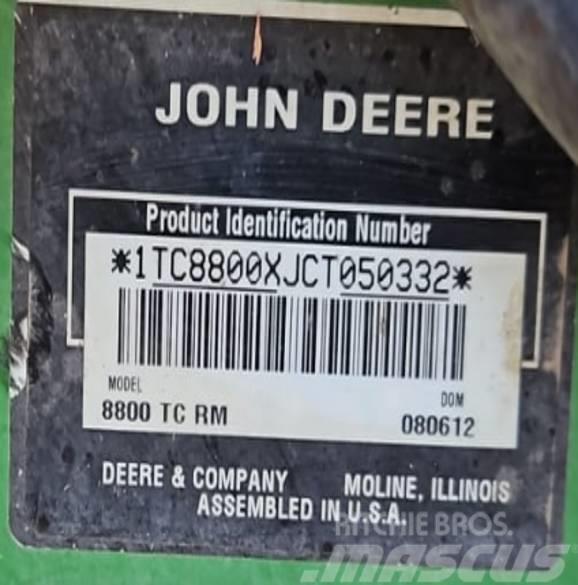John Deere 8800 TC RM TerrainCut Kosiarki ogrodowe