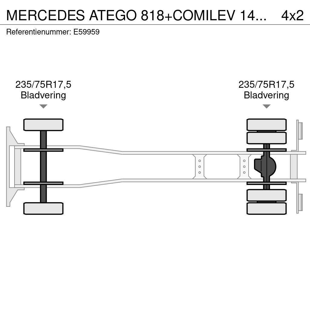 Mercedes-Benz ATEGO 818+COMILEV 140 TPC Podnośniki koszowe