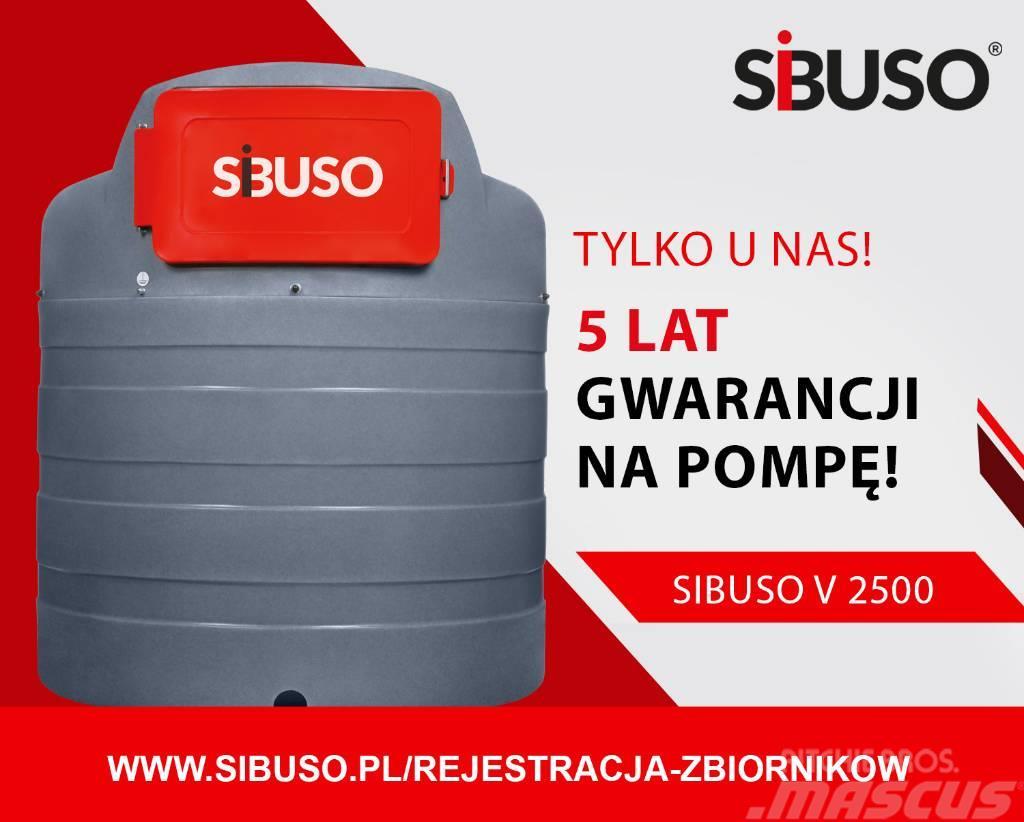 Sibuso 2500L zbiornik dwupłaszczowy Diesel Zbiorniki