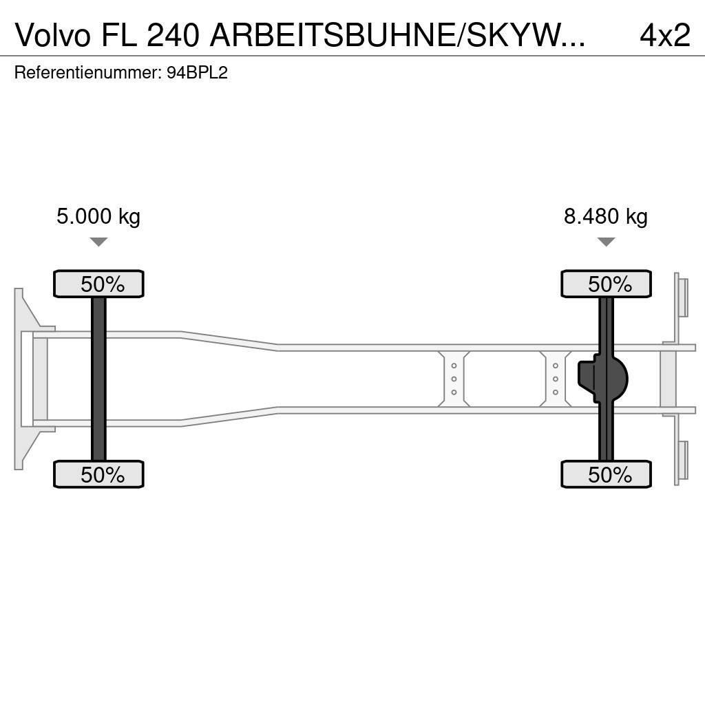 Volvo FL 240 ARBEITSBUHNE/SKYWORKER/17.5m Podnośniki koszowe