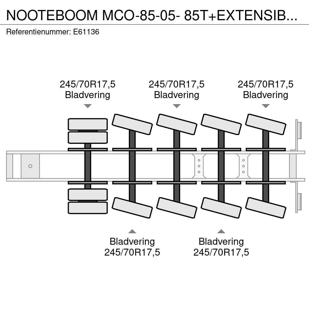 Nooteboom MCO-85-05- 85T+EXTENSIBLE 3M Naczepy niskopodłogowe