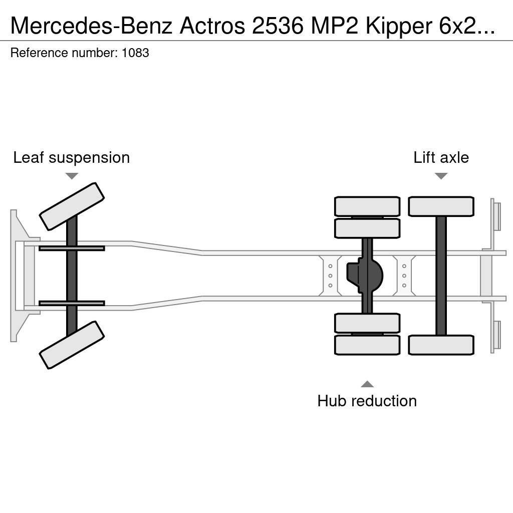 Mercedes-Benz Actros 2536 MP2 Kipper 6x2 V6 EPS Good Condition Bramowce