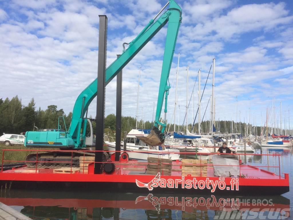 Finnboom Pontoons FBP  FB Pontoons Barge Łodzie, pontony i barki budowlane