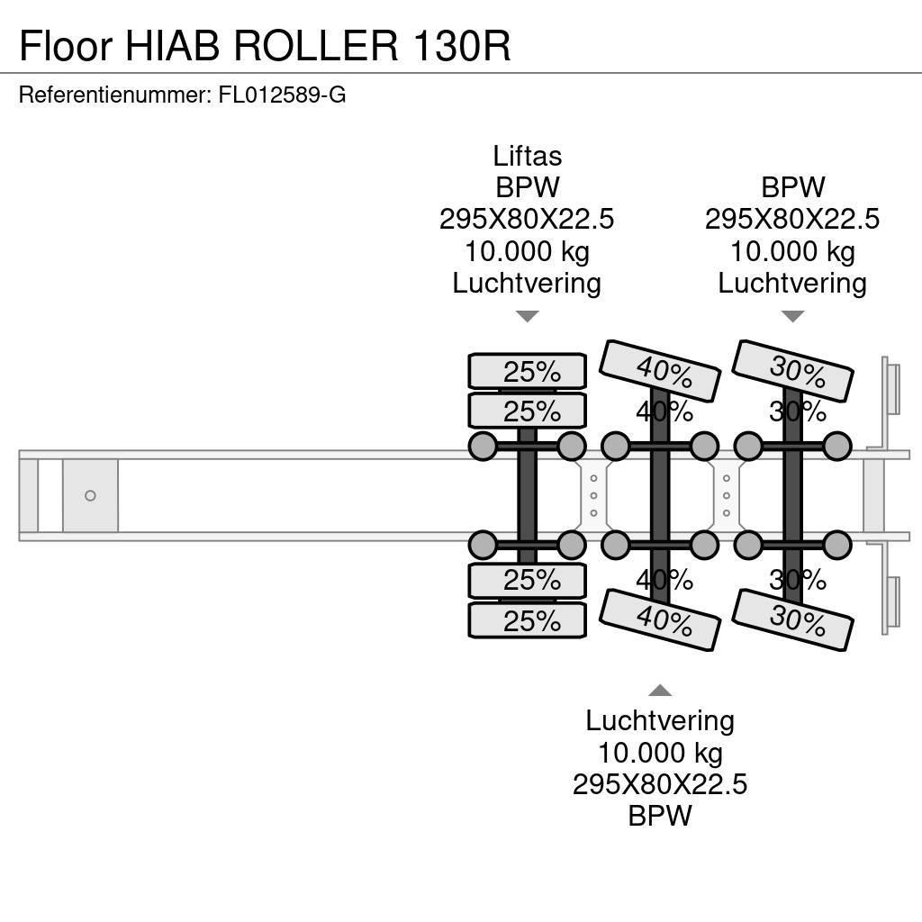 Floor HIAB ROLLER 130R Platformy / Naczepy z otwieranymi burtami
