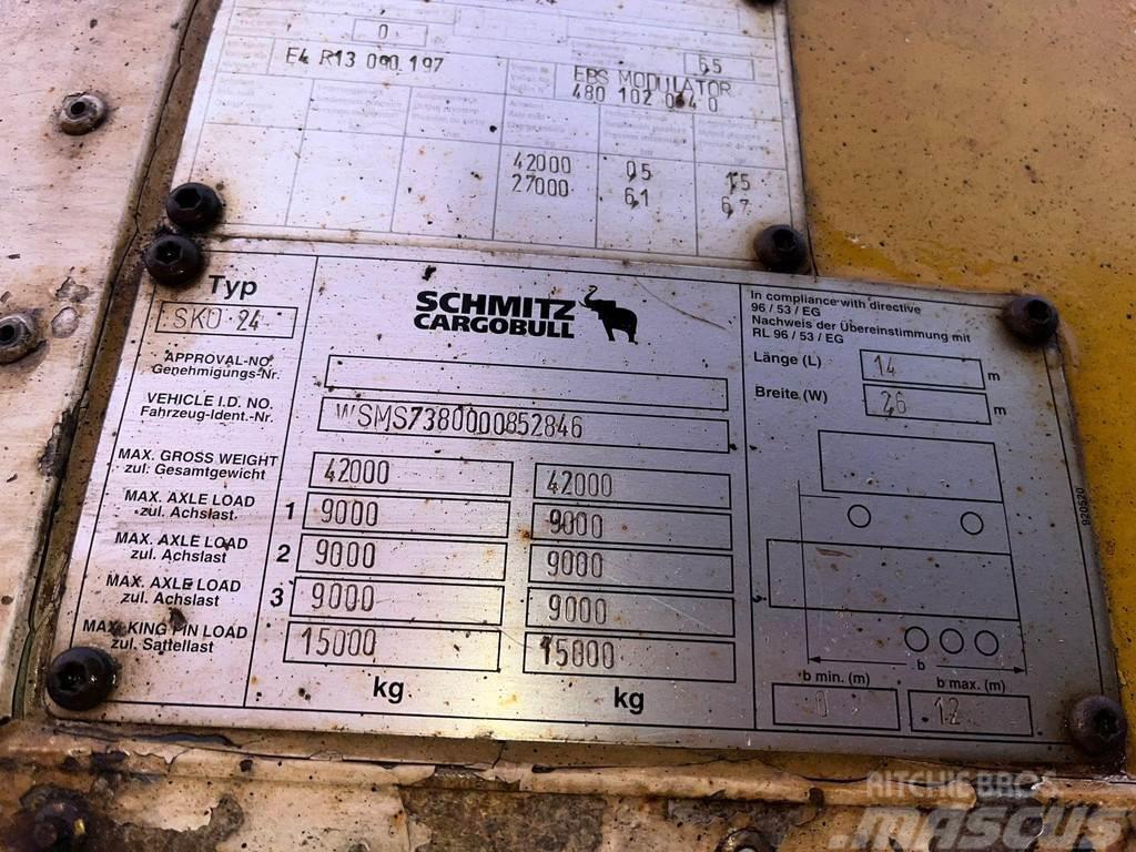 Schmitz Cargobull SKO 24 BOX L=13571 Naczepy kontenery