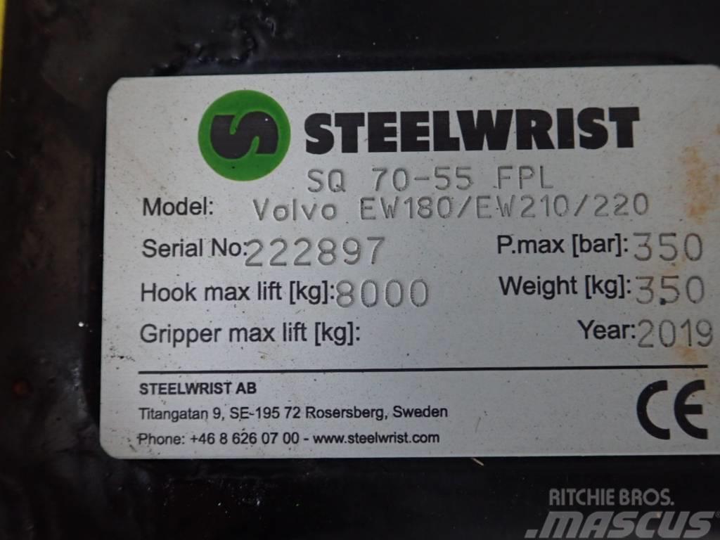 Steelwrist Vollhyd. SW SQ70 FPL passend Volvo EW180 Szybkozłącza