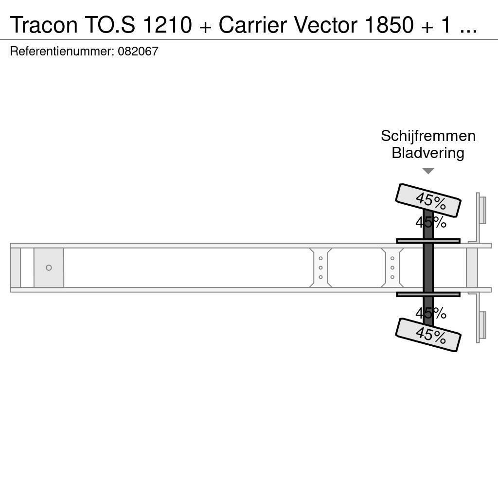 Tracon TO.S 1210 + Carrier Vector 1850 + 1 AXLE Naczepy chłodnie