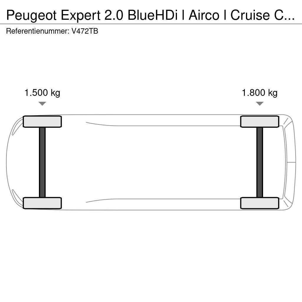 Peugeot Expert 2.0 BlueHDi l Airco l Cruise Control l Trek Samochody dostawcze ze skrzynią zamkniętą