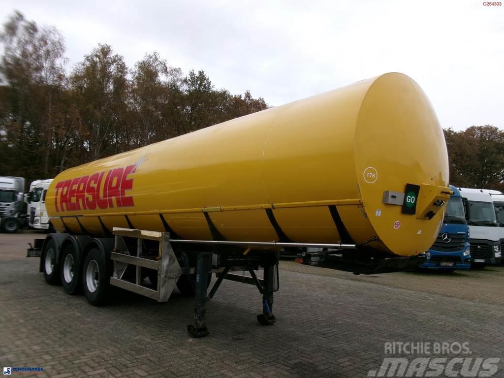  Crane Fruehauf Food (beer) tank inox 30 m3 / 2 com Naczepy cysterna