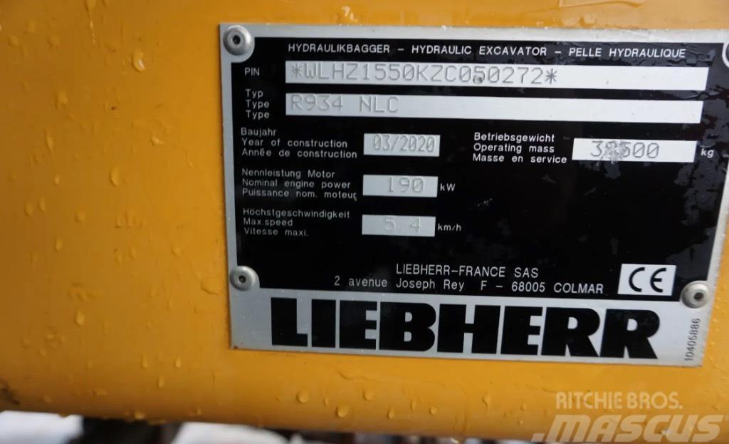 Liebherr R 934 NLC Koparki gąsienicowe