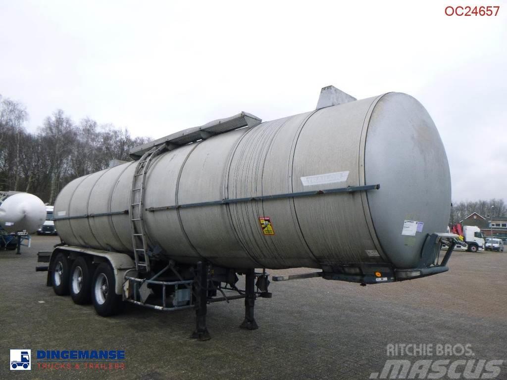 Trailor Heavy oil / bitumen tank steel 31.1 m3 / 1 comp Naczepy cysterna