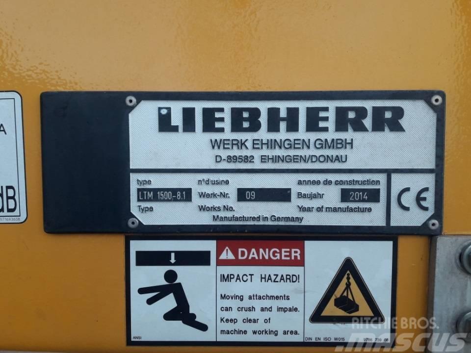 Liebherr LTM 1500-8.1 Żurawie szosowo-terenowe