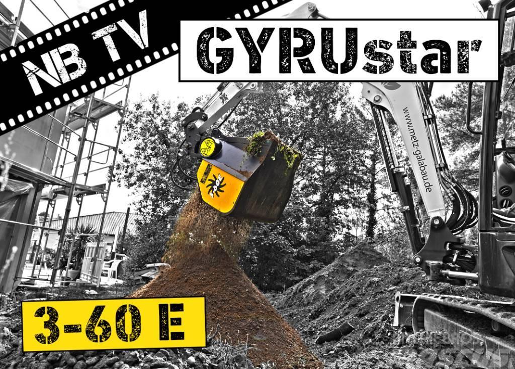 Gyru-Star 3-60E | Schaufelseparator Minibagger Łyżki przesiewowe