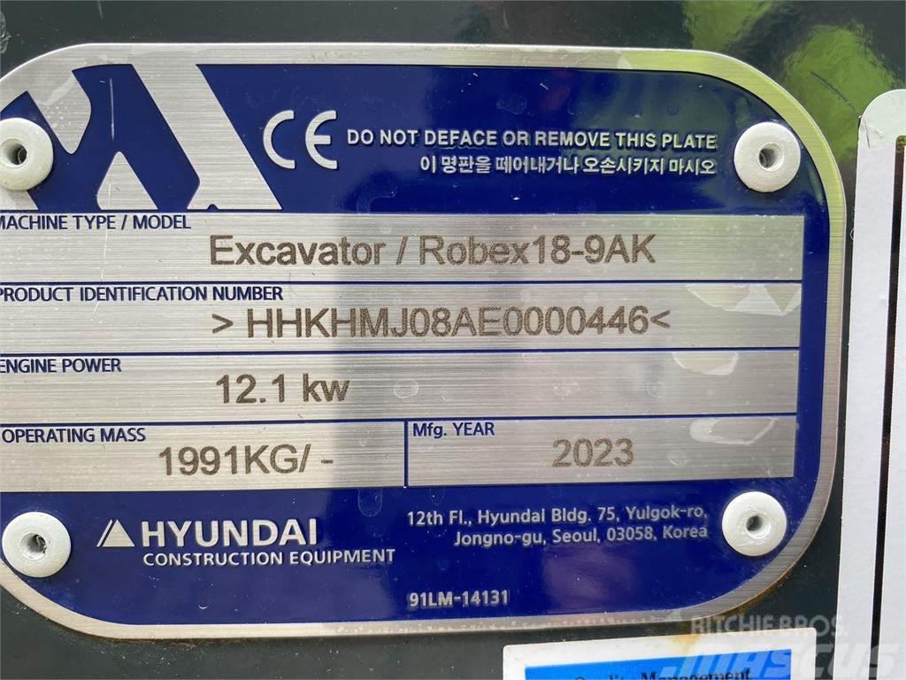 Hyundai R18-9AK Koparki kołowe