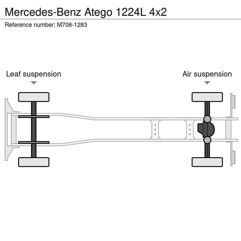 Mercedes-Benz Atego 1224L 4x2 Samochody ciężarowe ze skrzynią zamkniętą