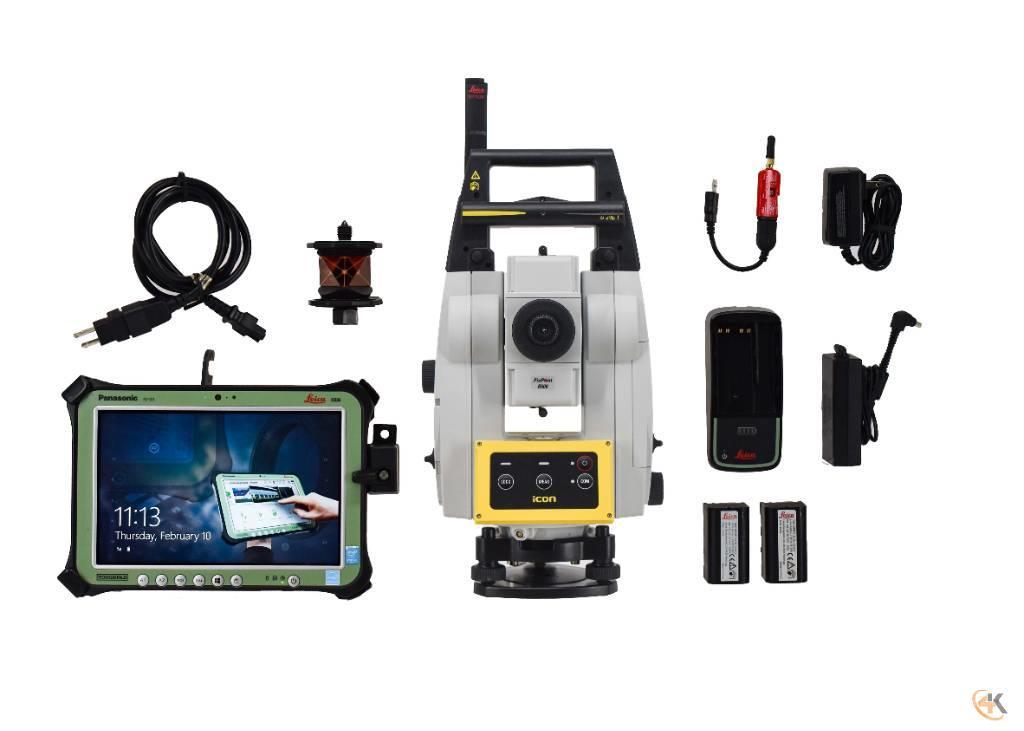 Leica Used iCR70 5" Robotic Total Station w/ CS35 & iCON Inne akcesoria