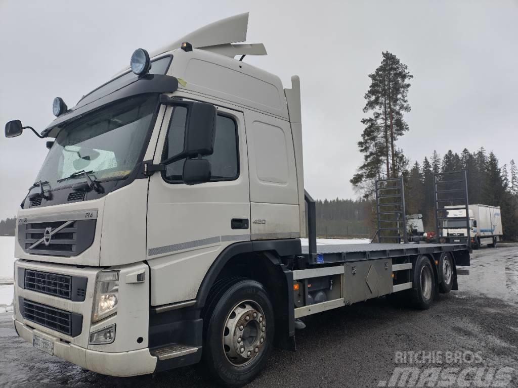 Volvo FM13 6x2 UUSI koneenkuljetuslava, vetovarustus Ciężarówki typu Platforma / Skrzynia