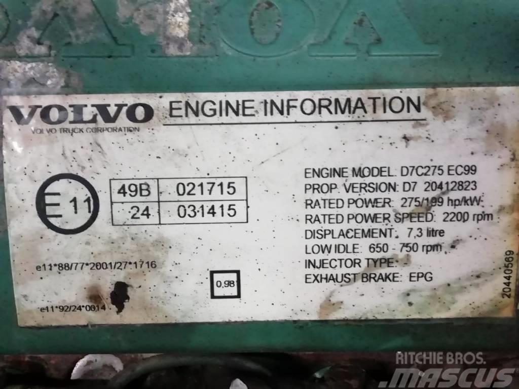 Volvo Engine D7C275 EPG Silniki