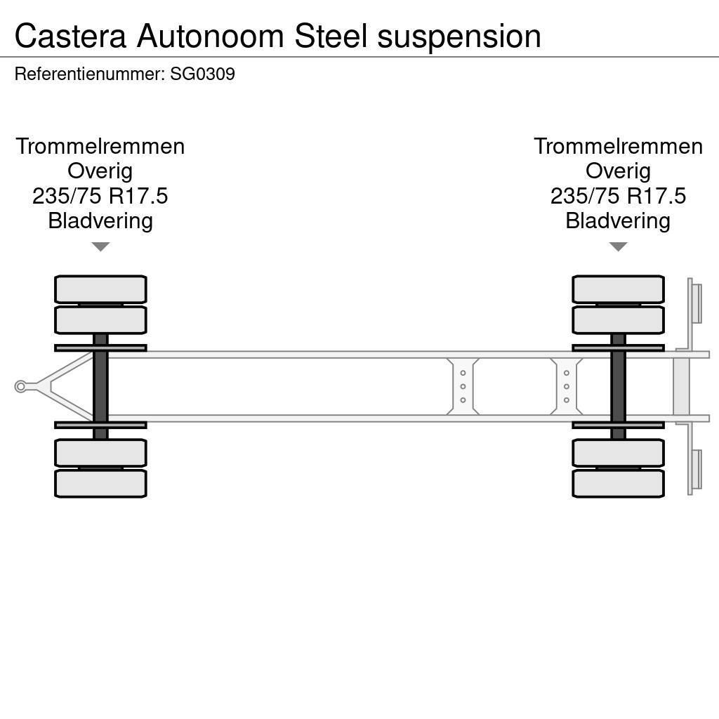 Castera Autonoom Steel suspension Platformy / Przyczepy z otwieranymi burtami