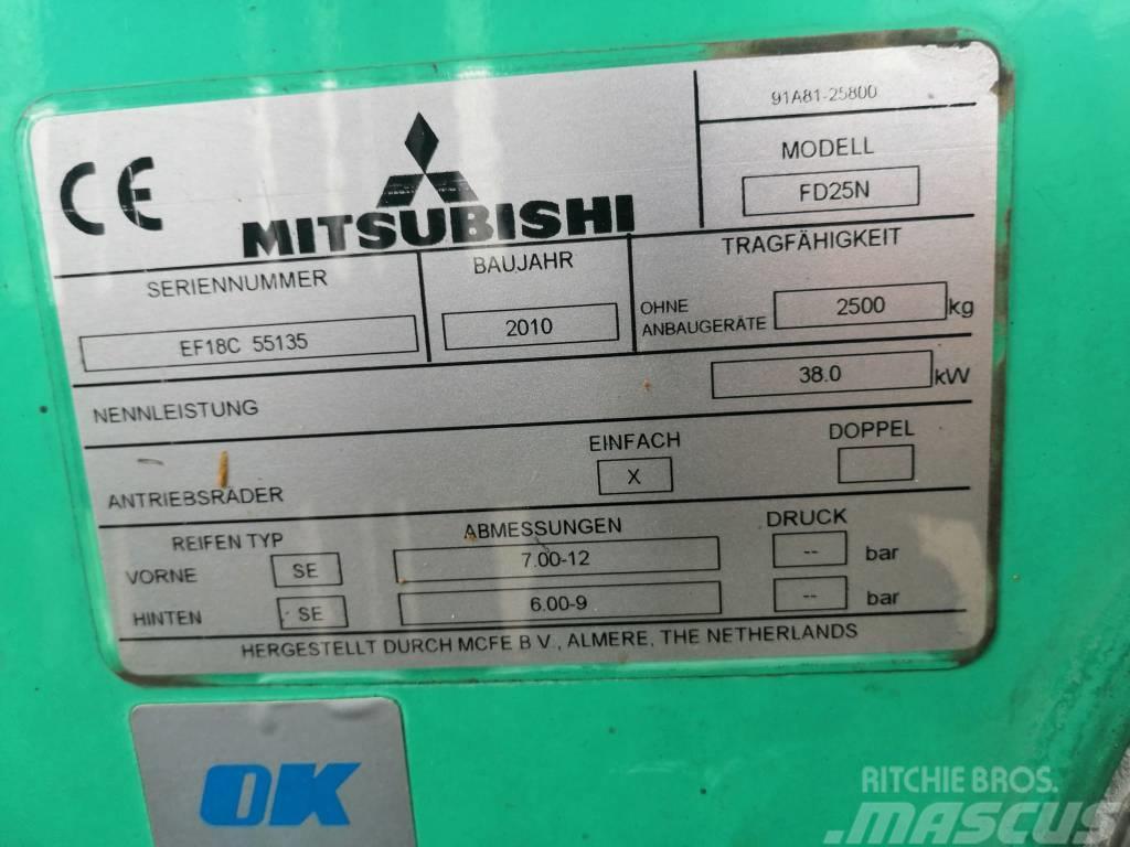Mitsubishi FD25N Wózki Diesla