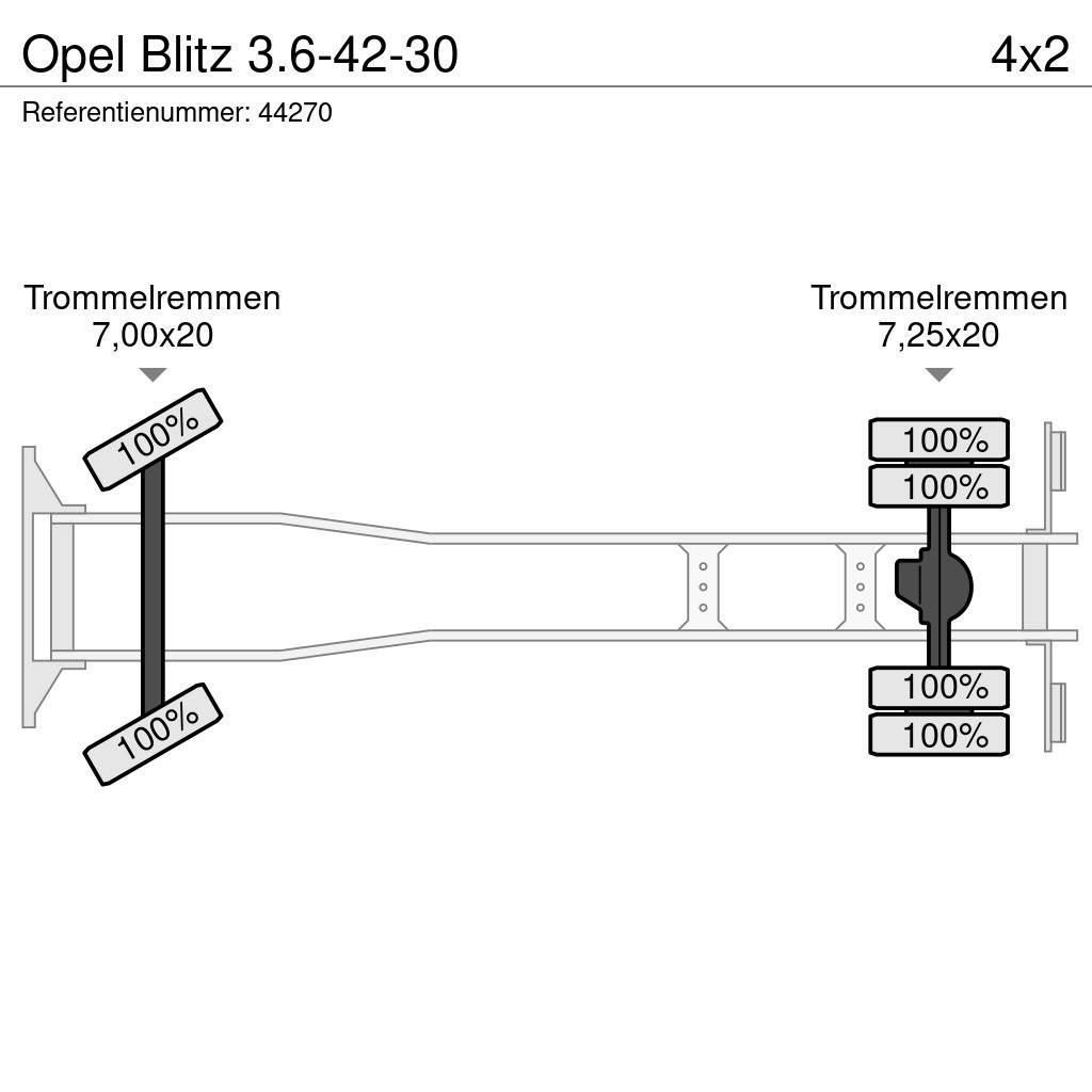 Opel Blitz 3.6-42-30 Ciężarówki typu Platforma / Skrzynia