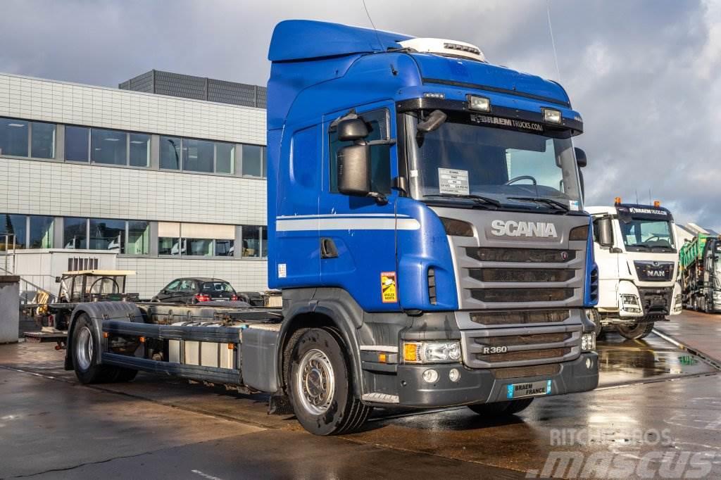 Scania R360+E5+INTARDER+DHOLLANDIA Ciężarówki z wymienną zabudową