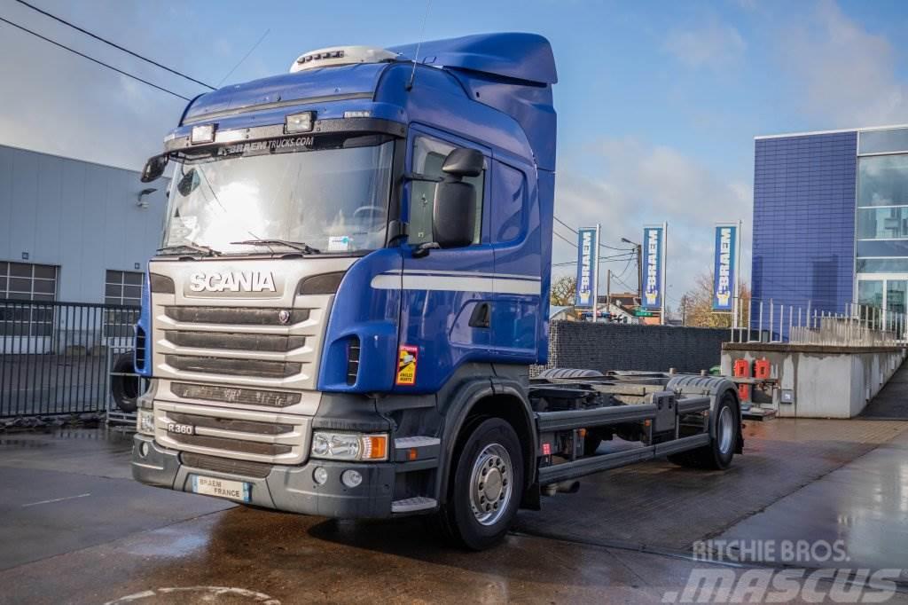 Scania R360+E5+INTARDER+DHOLLANDIA Ciężarówki z wymienną zabudową