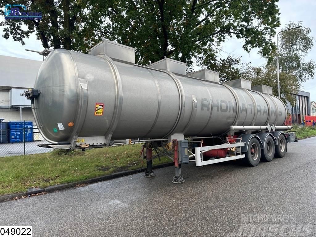 Magyar Chemie 34500 Liter, RVS tank, 1 Compartment Naczepy cysterna