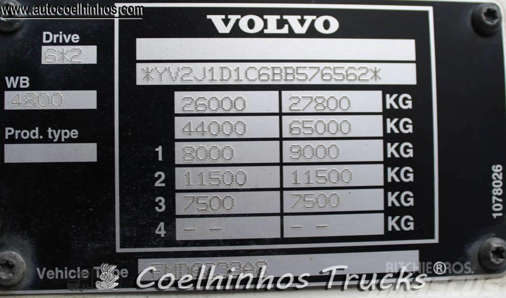Volvo FMX 330 + Hiab 144 XS Ciężarówki typu Platforma / Skrzynia