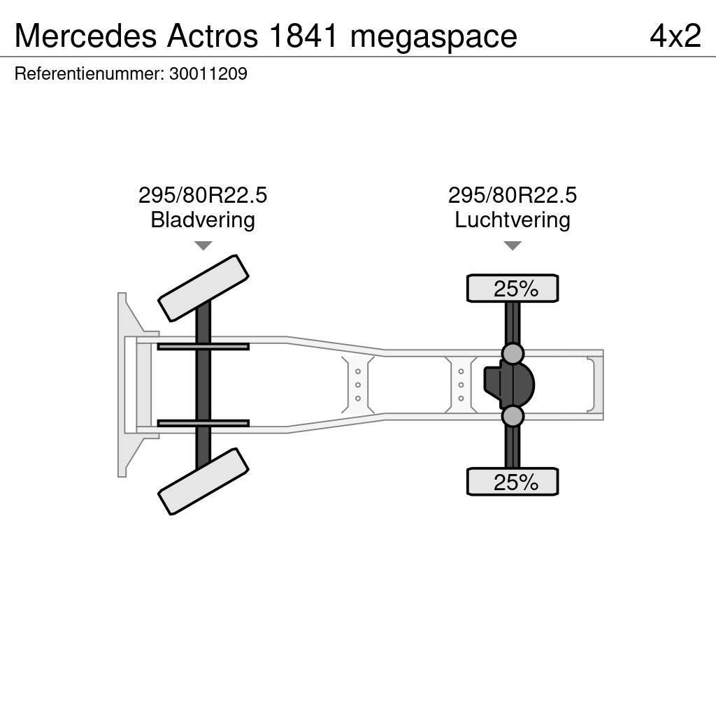 Mercedes-Benz Actros 1841 megaspace Ciągniki siodłowe