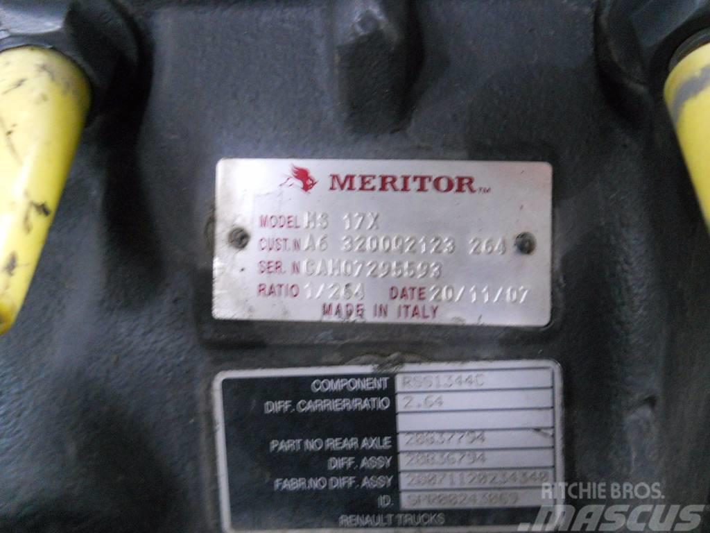 Meritor / Renault RSS1344C / RSS 1344 C / MS17X / MS 17 X Mosty, wały i osie