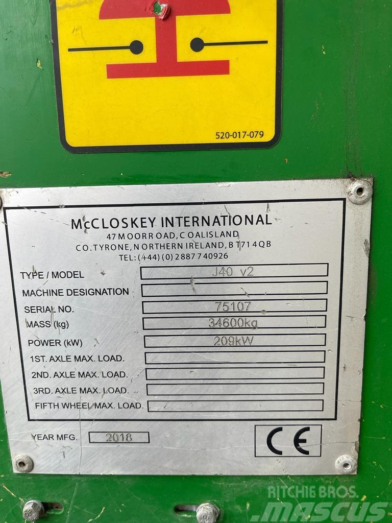 McCloskey J40 v2 Kruszarki mobilne