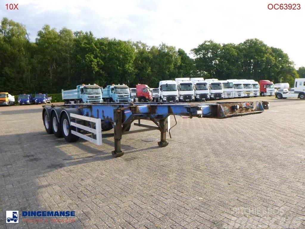 SDC 3-axle container trailer 20-30 ft + ADR Naczepy do transportu kontenerów