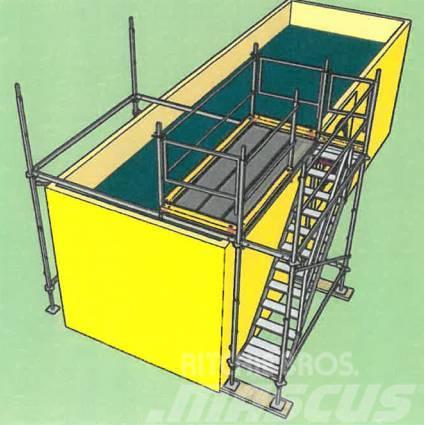  Container-Einrüstung Absetzbecken 1-Feld / 3-Feld  Rusztowania i wieże jezdne