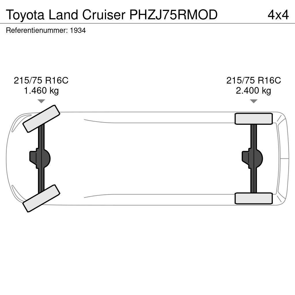 Toyota Land Cruiser PHZJ75RMOD Samochody ratownicze pomocy drogowej