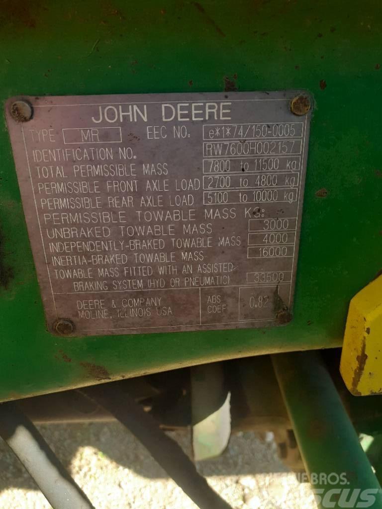 John Deere 7600 Ciągniki rolnicze
